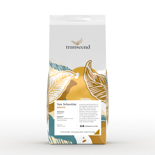A bag of Transcend Coffee 900g San Sebastián