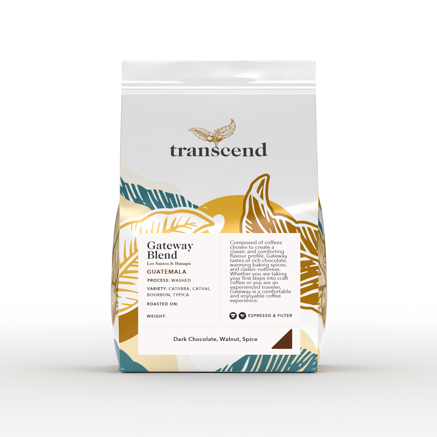 Transcend Coffee Gateway Blend Los Santos and Hunapu 300g